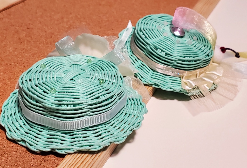 カンカン帽【緑系】