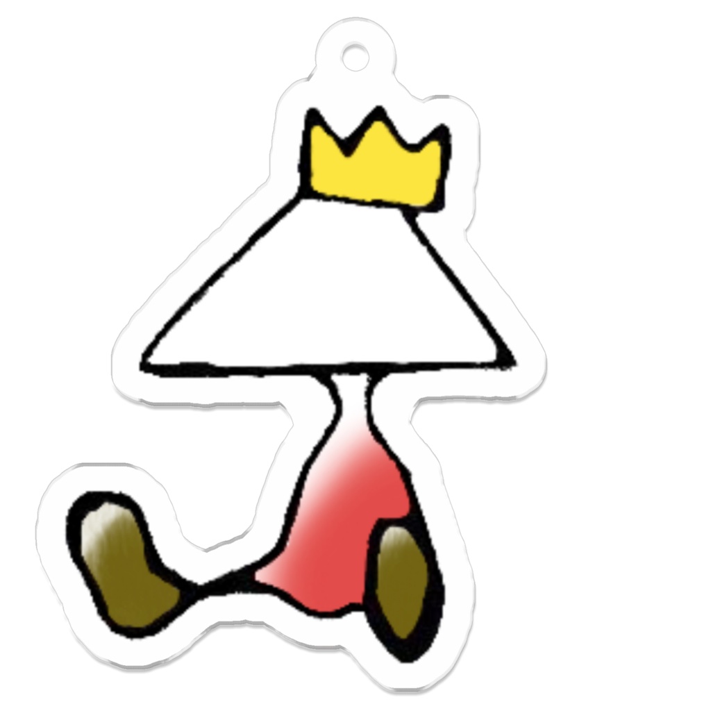 赤トちゃんのアクリルキーホルダー