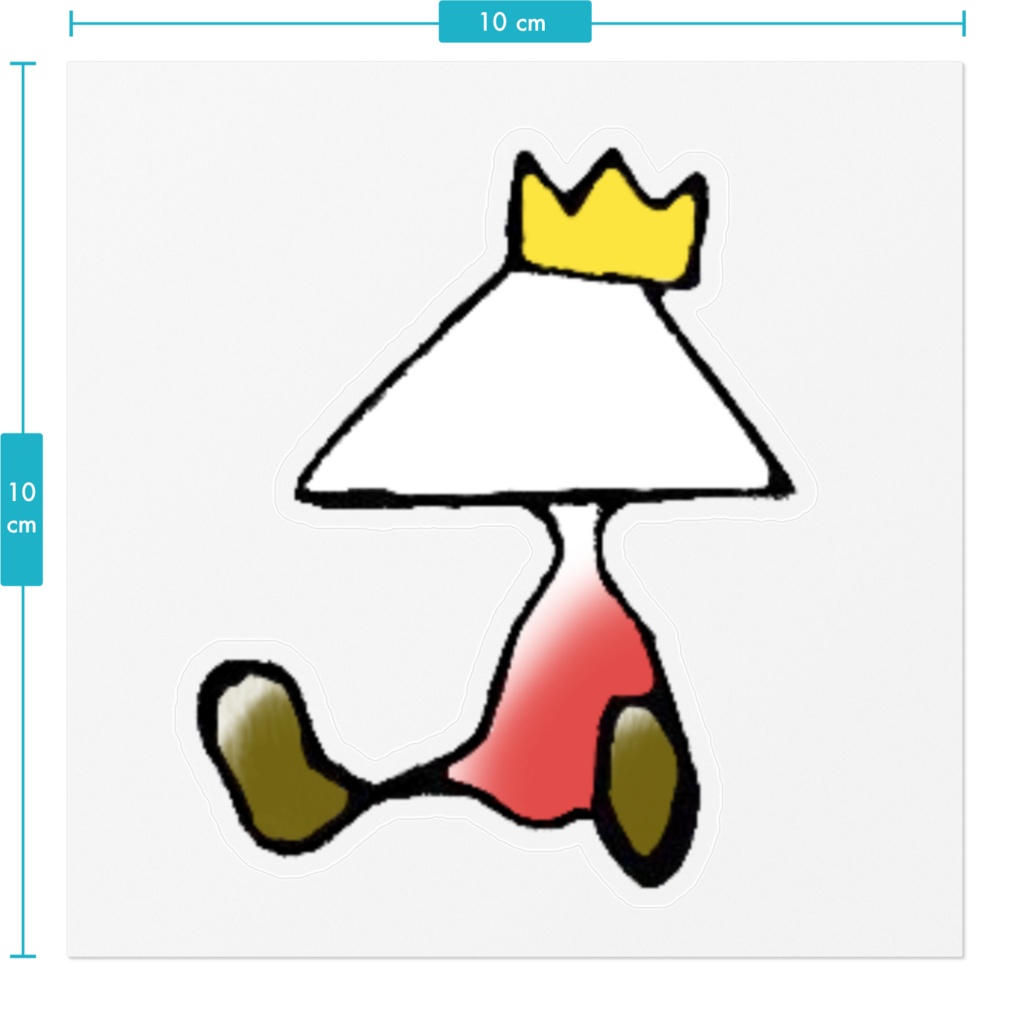 赤トちゃんのステッカー