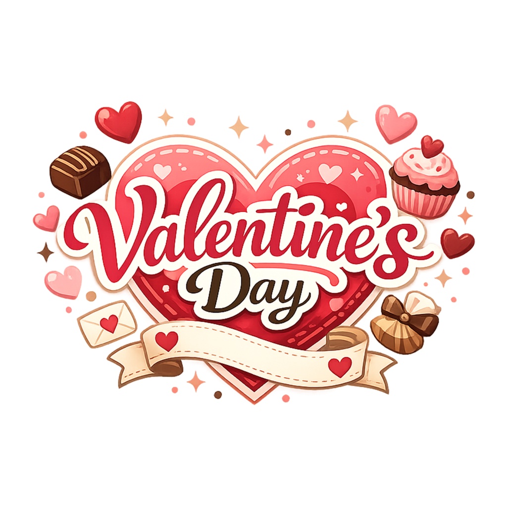 バレンタイン　ロゴ