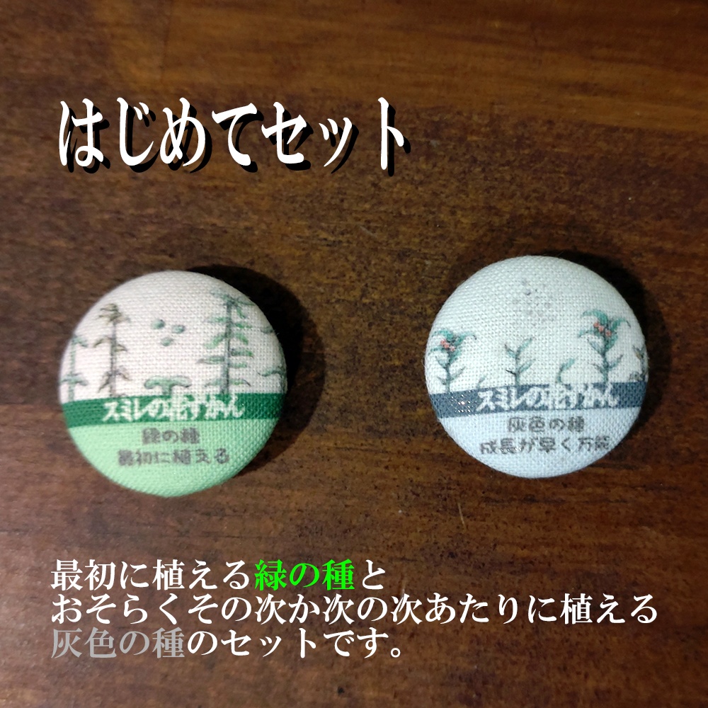 スミレの花ずかん22mmマグネット