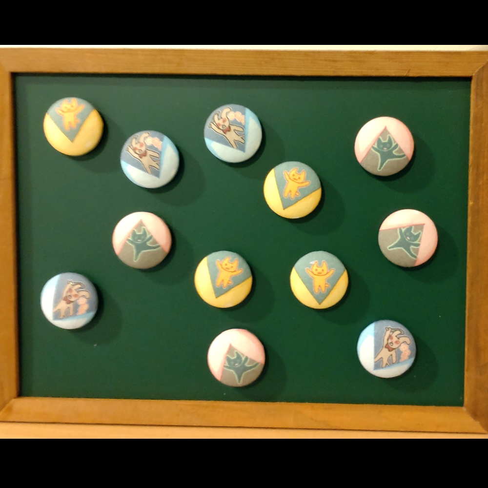 パンとバン略22mmマグネット(3個入)