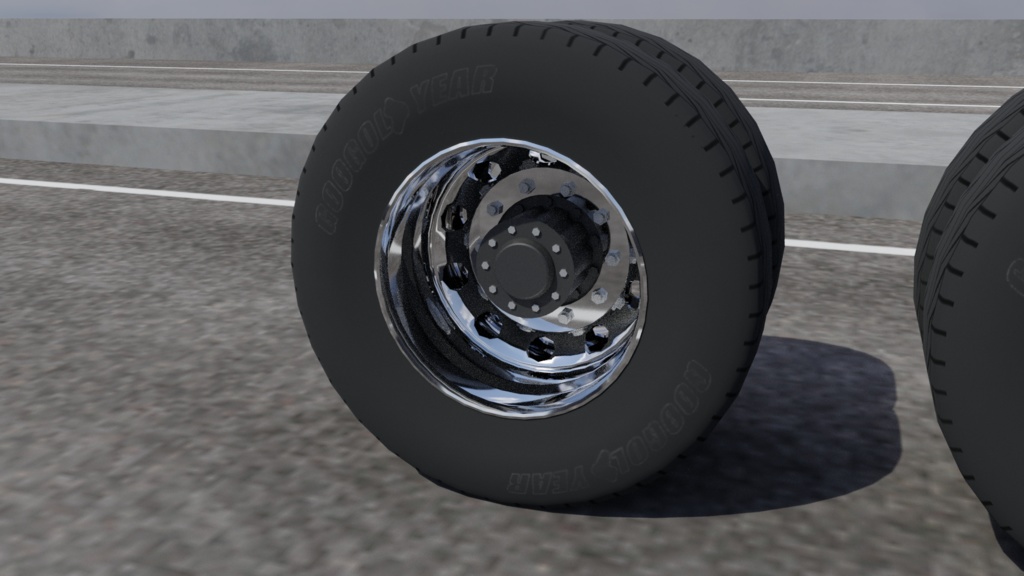 大型トラック・バス タイヤ・ホイール Ver.2