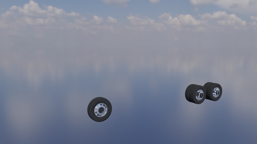 大型トラック・バス タイヤ・ホイール Ver.2