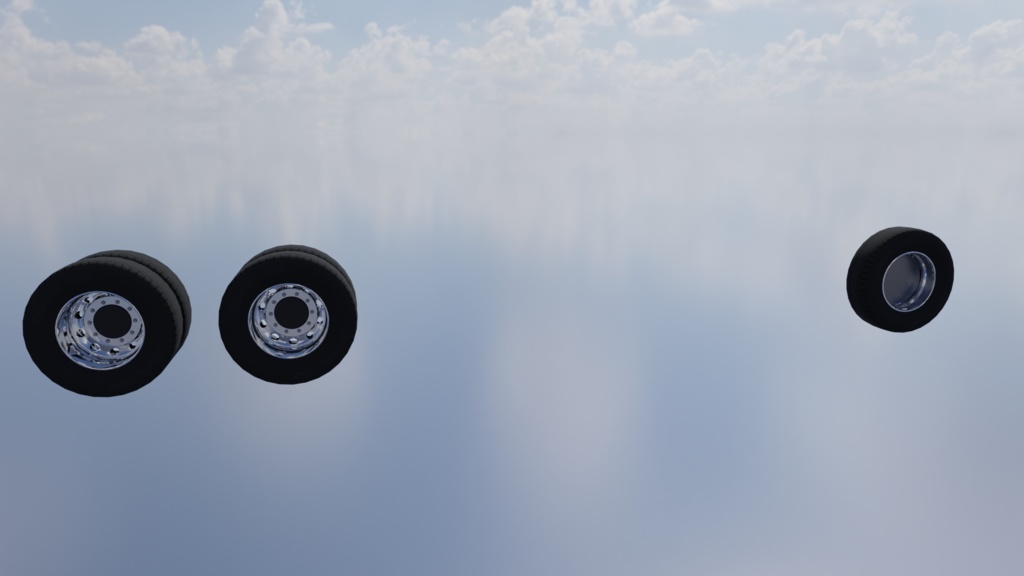 大型トラック・バス タイヤ・ホイール Ver.2