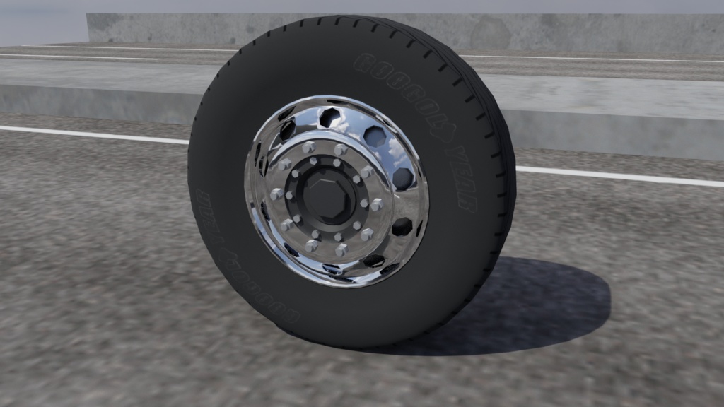 大型トラック・バス タイヤ・ホイール Ver.2