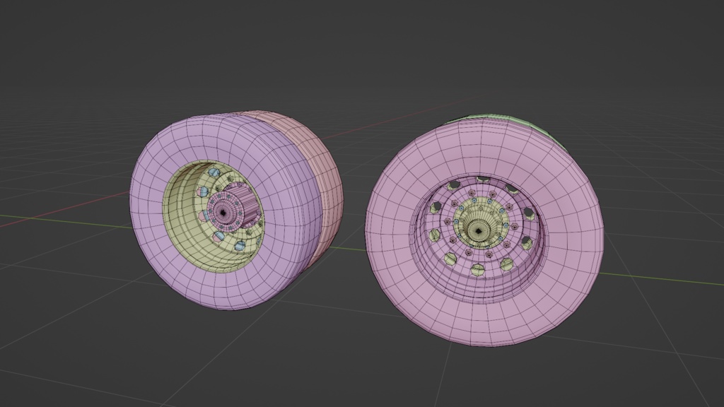 大型トラック・バス タイヤ・ホイール Ver.2