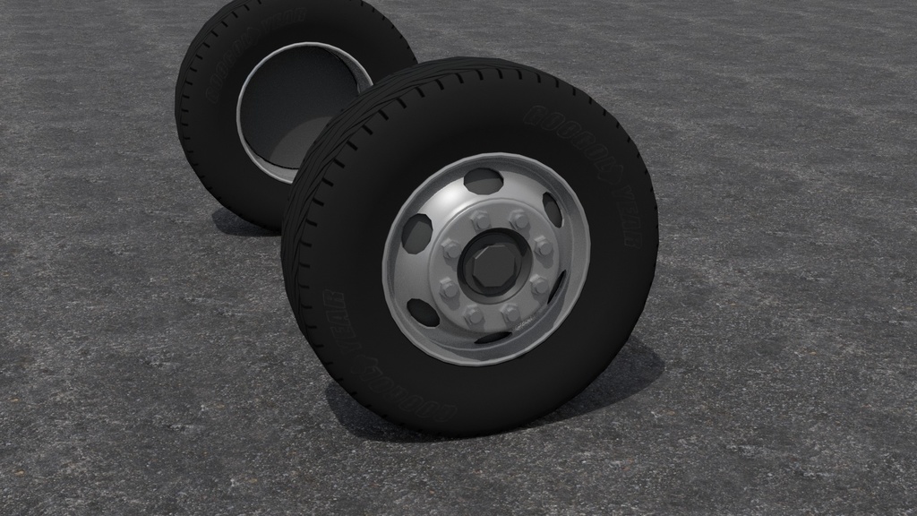 大型トラック・バス用　JIS方式スチールホイール無料版/有料版