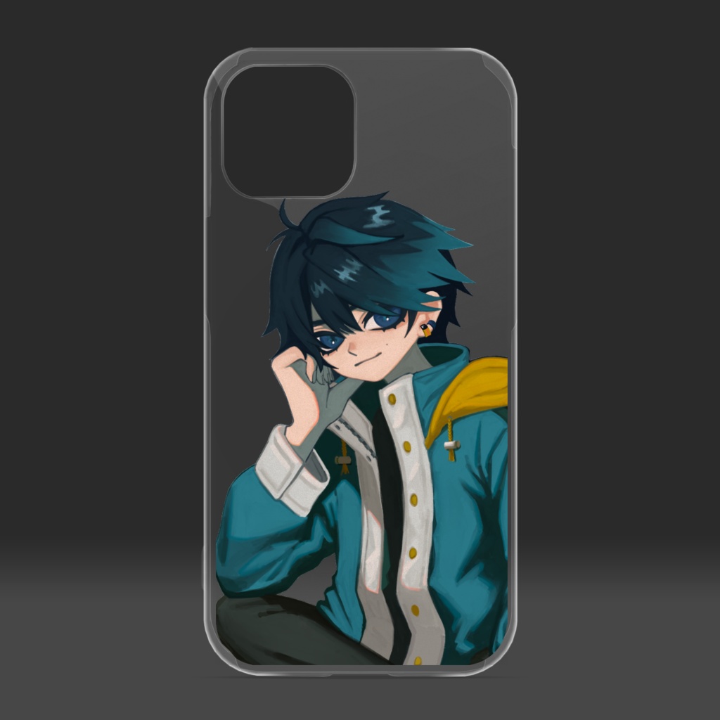 【定常商品】iPhoneケース(のらまにアップ/イラスト:ka1さん)