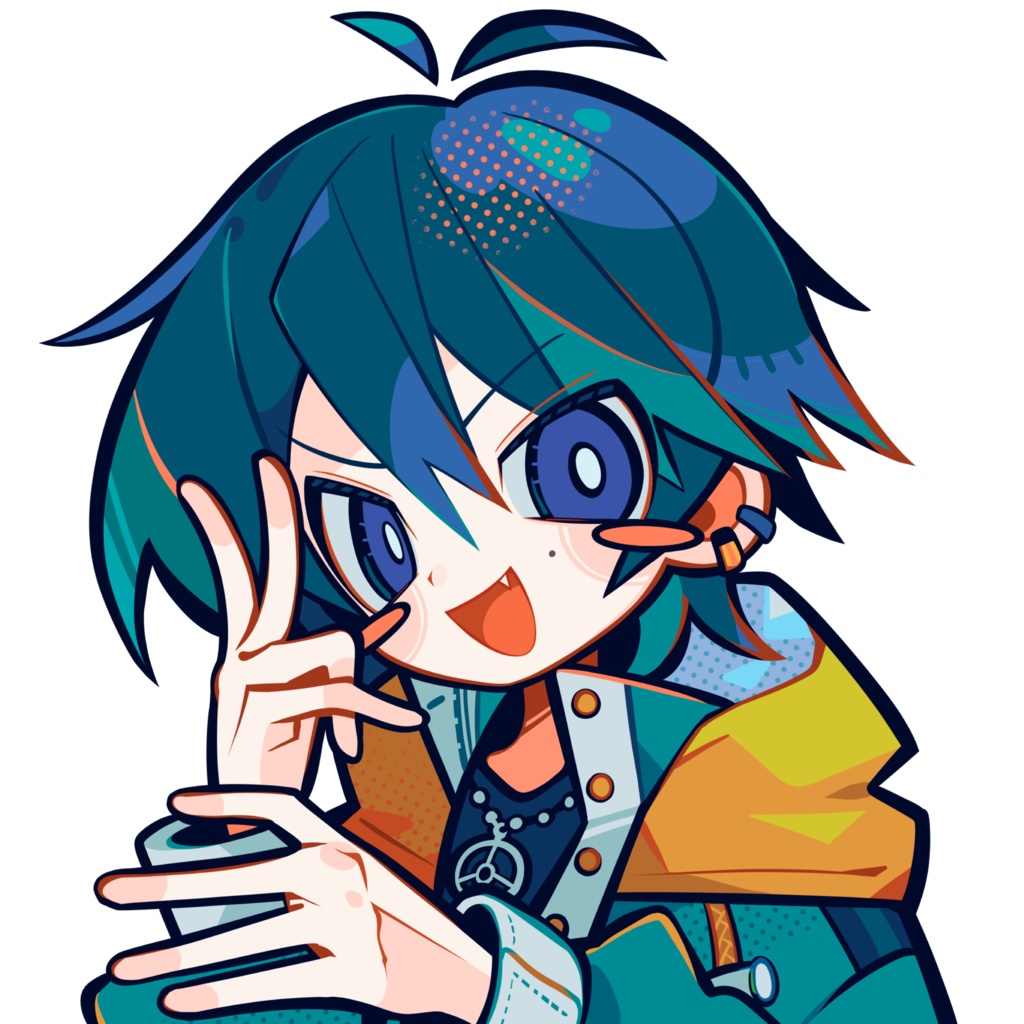 のらまにステッカー2種セット(4周年記念イラスト)