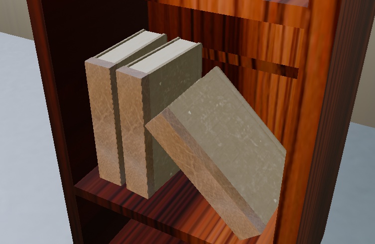 【3D素材】SimpleBook(古書風)【3Dモデル】