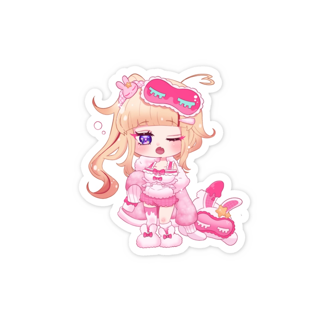 宵星トワ スマホステッカー