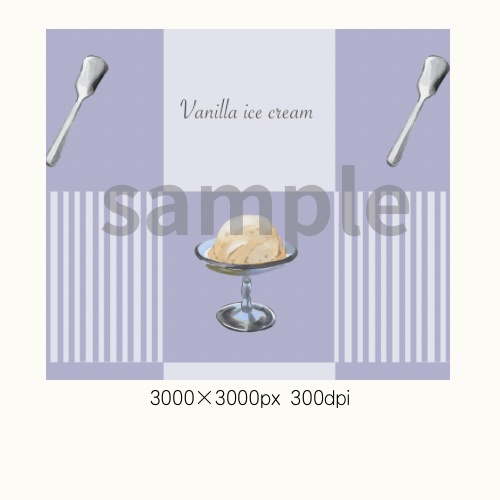 レトロ喫茶スイーツ シームレスパターン集、商用OK。