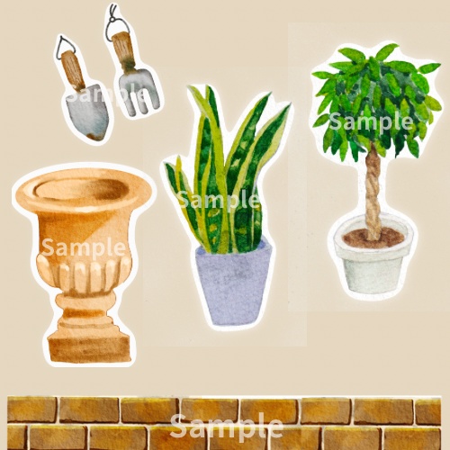 お部屋みたいに、植物を手帳に飾ろう。
