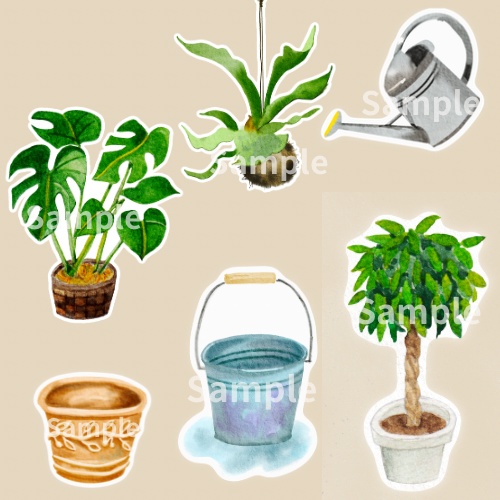 お部屋みたいに、植物を手帳に飾ろう。
