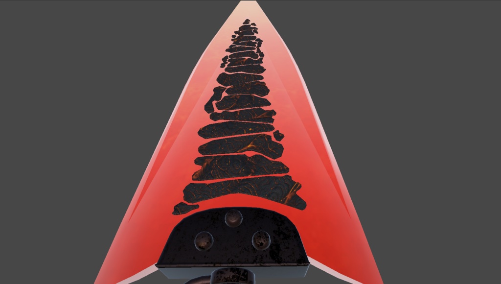 【VRChat向け】 赤熱する剣と盾