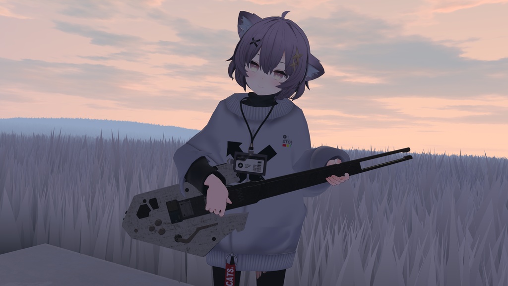 【VRChat向け】バトルギター