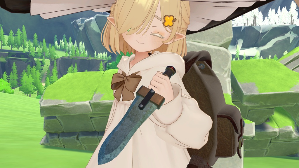 【VRChat向け】 冒険者の短剣