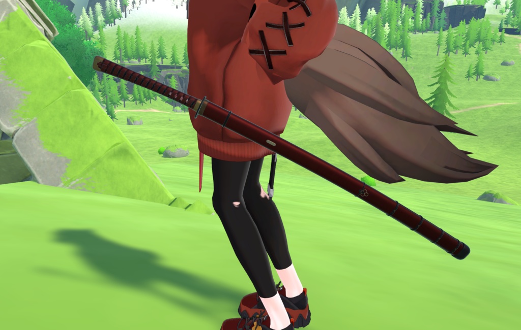 【無料/VRChat向け】 秀刀 菊花丸