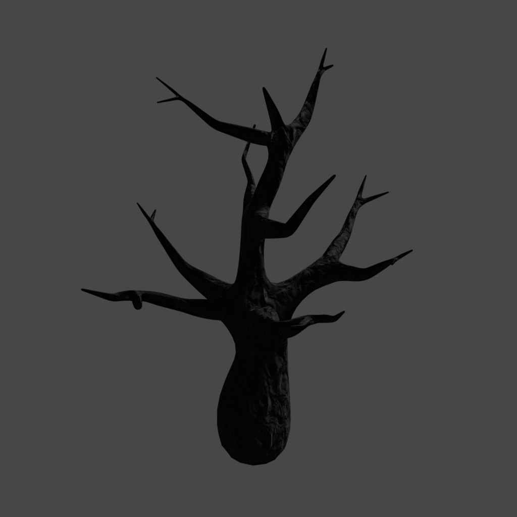 『枯れ木』Blenderファイル