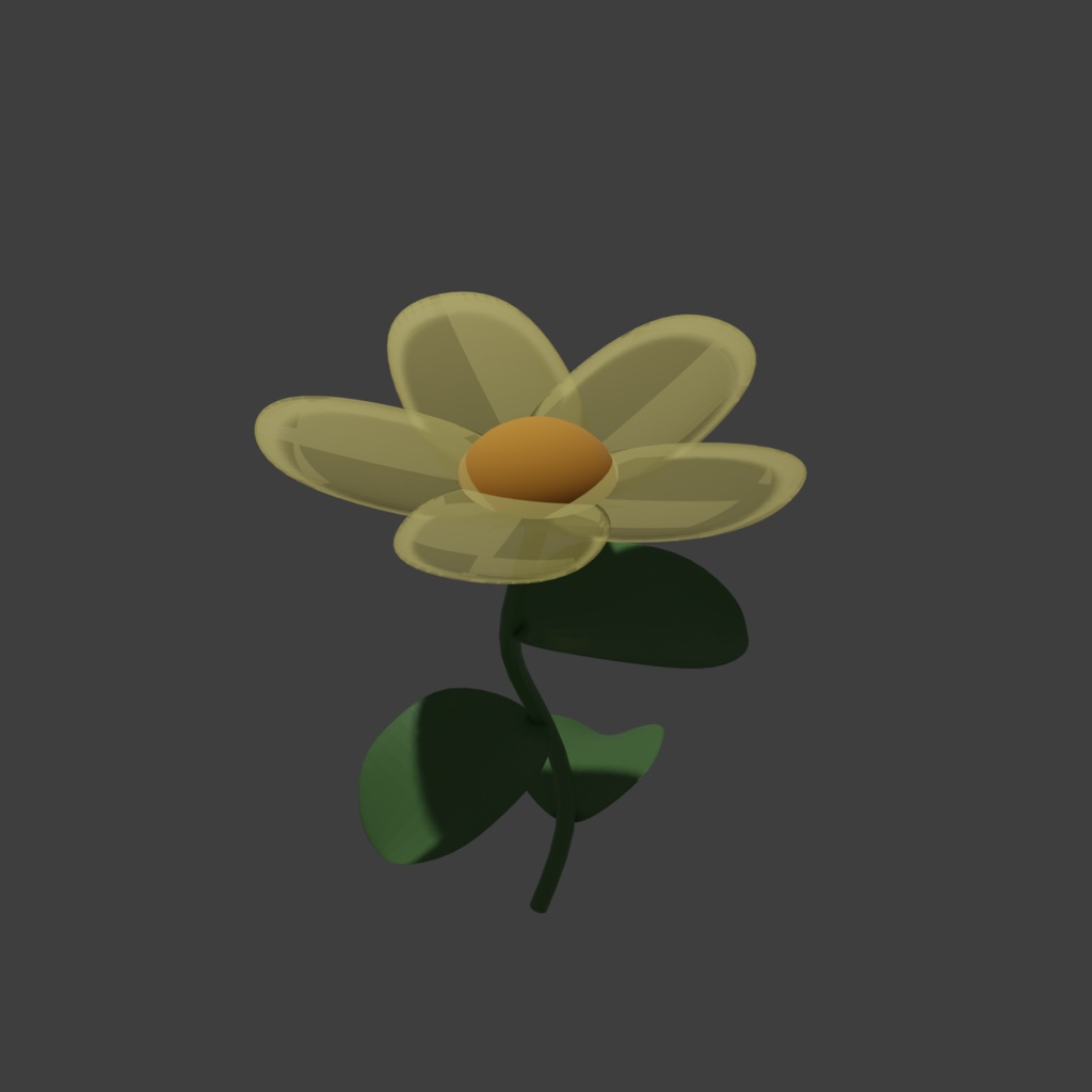 『花』Blenderファイル