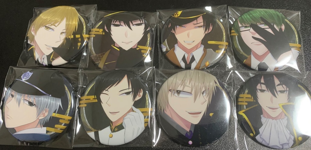 【黒子のバスケ】軍服モチーフ 缶バッジ全8種 (57mm)