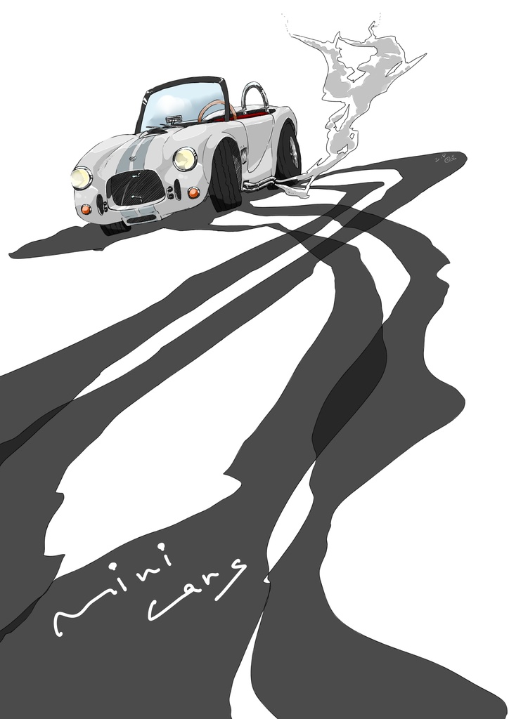 mini cars Tシャツ (b)