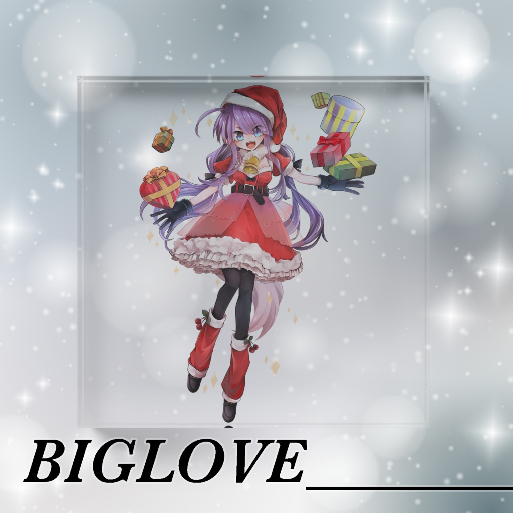 クリスマスアクリルブロック