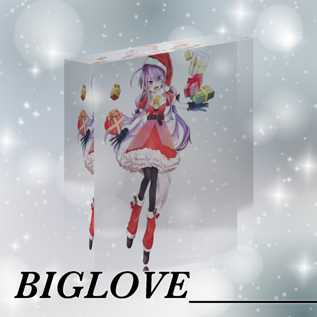 クリスマスアクリルブロック