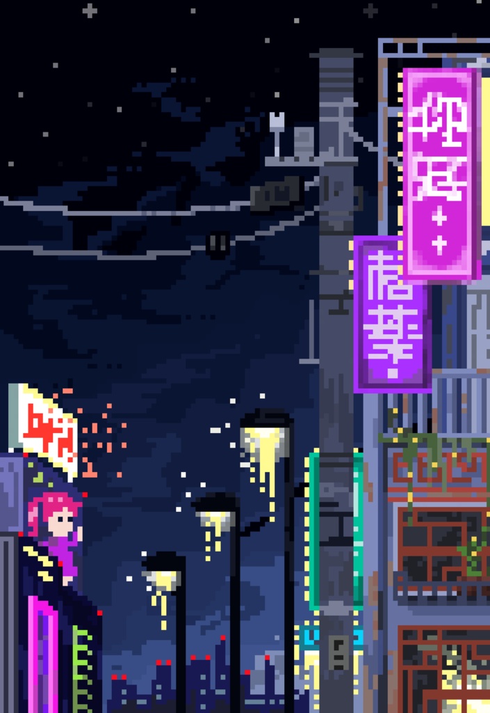 ポストカード「熱帯夜」