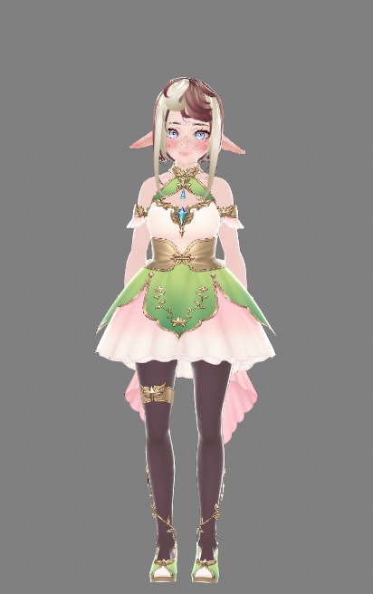 VRoid 3D Model Fantasy Elf Girl