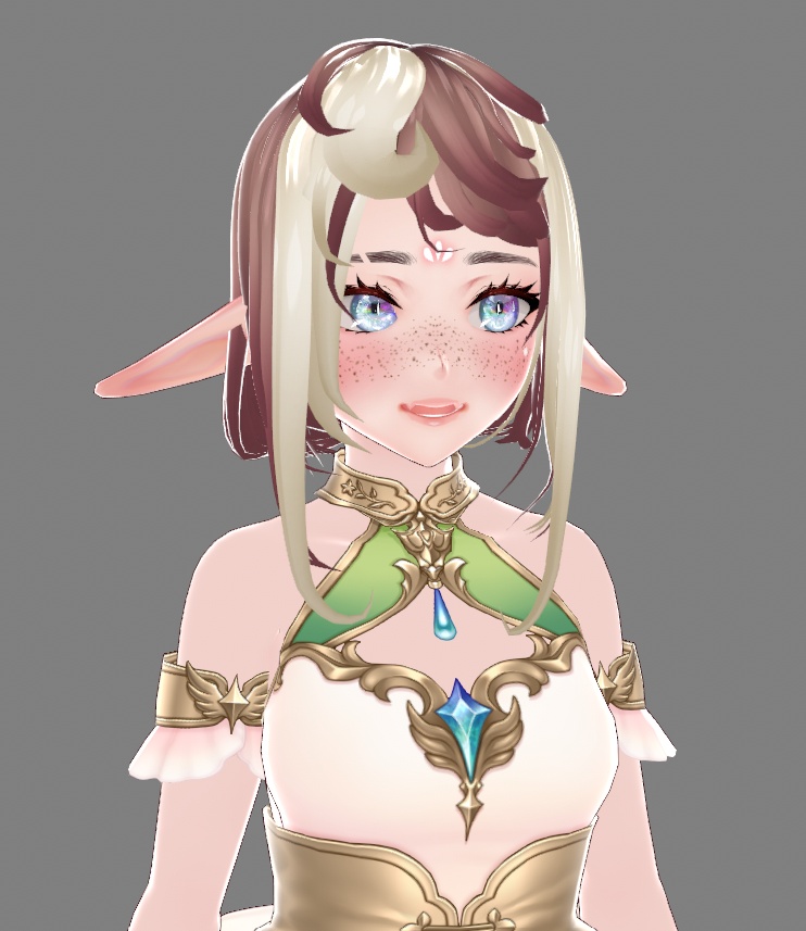 VRoid 3D Model Fantasy Elf Girl