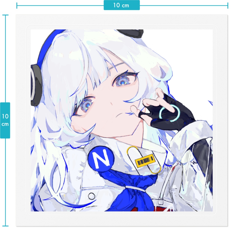 「ENU」 ステッカー