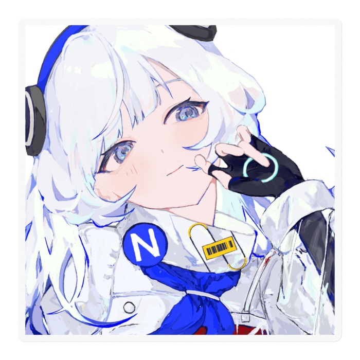 「ENU」 ステッカー