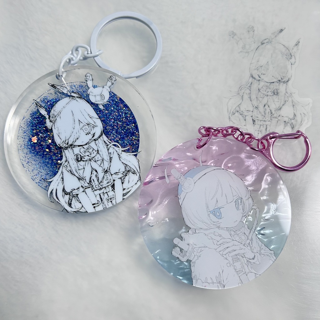 アクリルキーホルダー  宇宙となみなみ