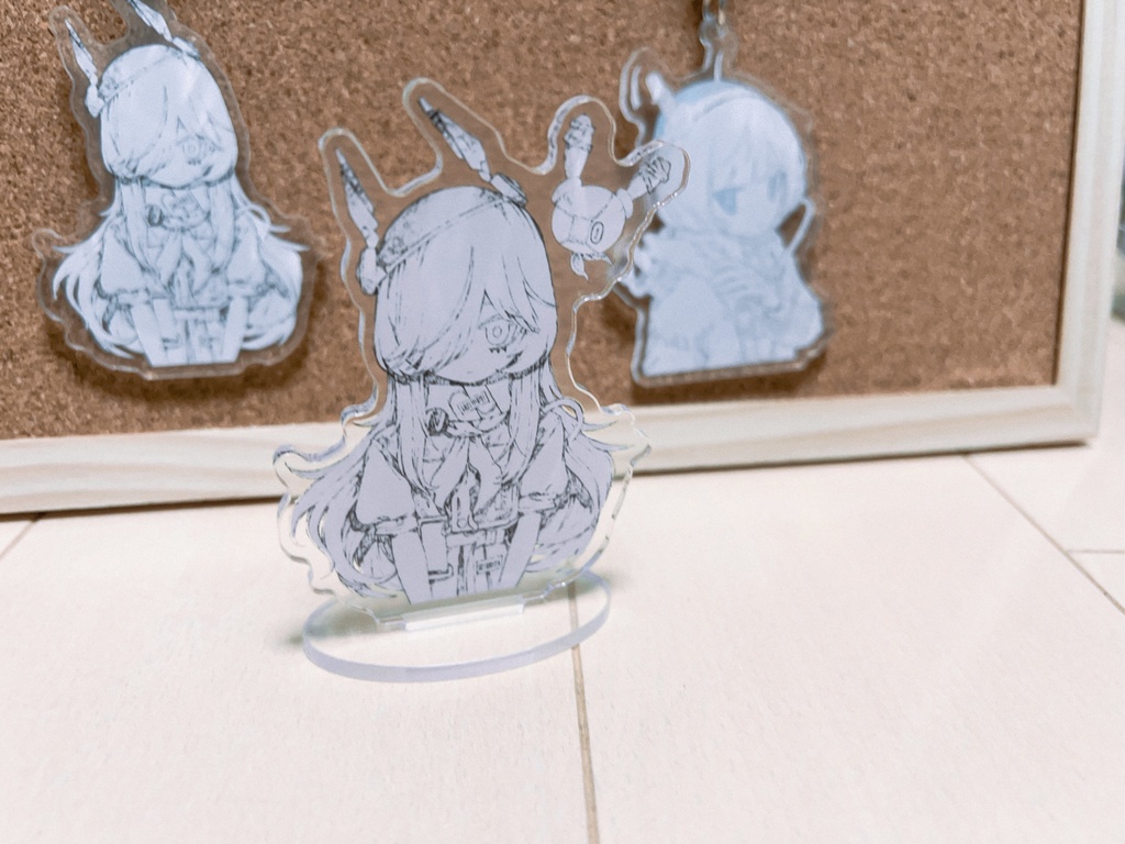 モノクロ アクキー アクリルスタンド