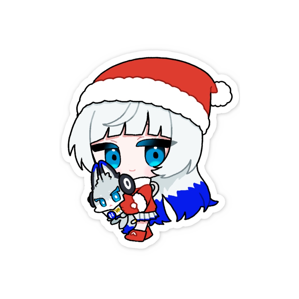 クリスマスエヌちゃんステッカー