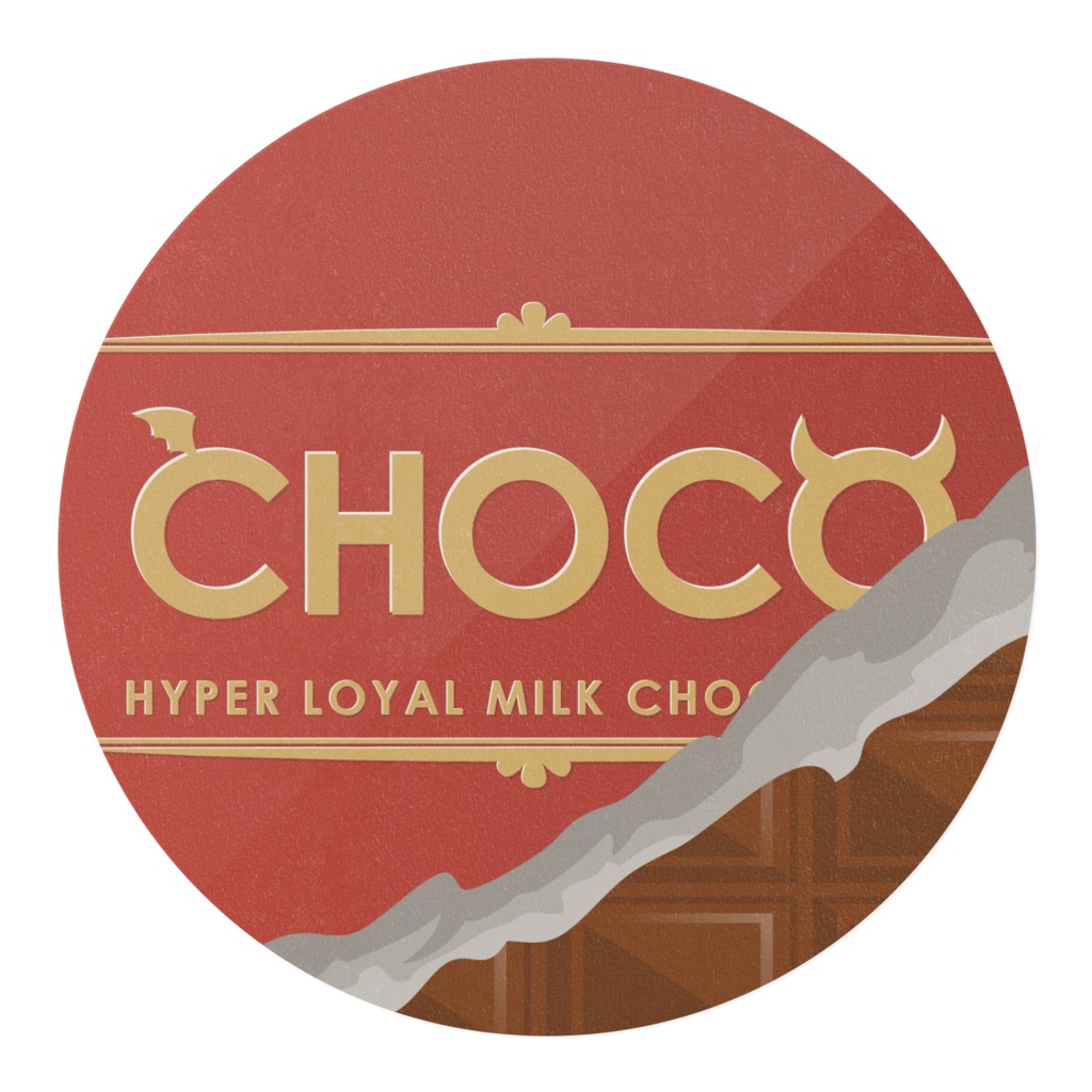 悪魔のチョコレート柄マスキングテープ