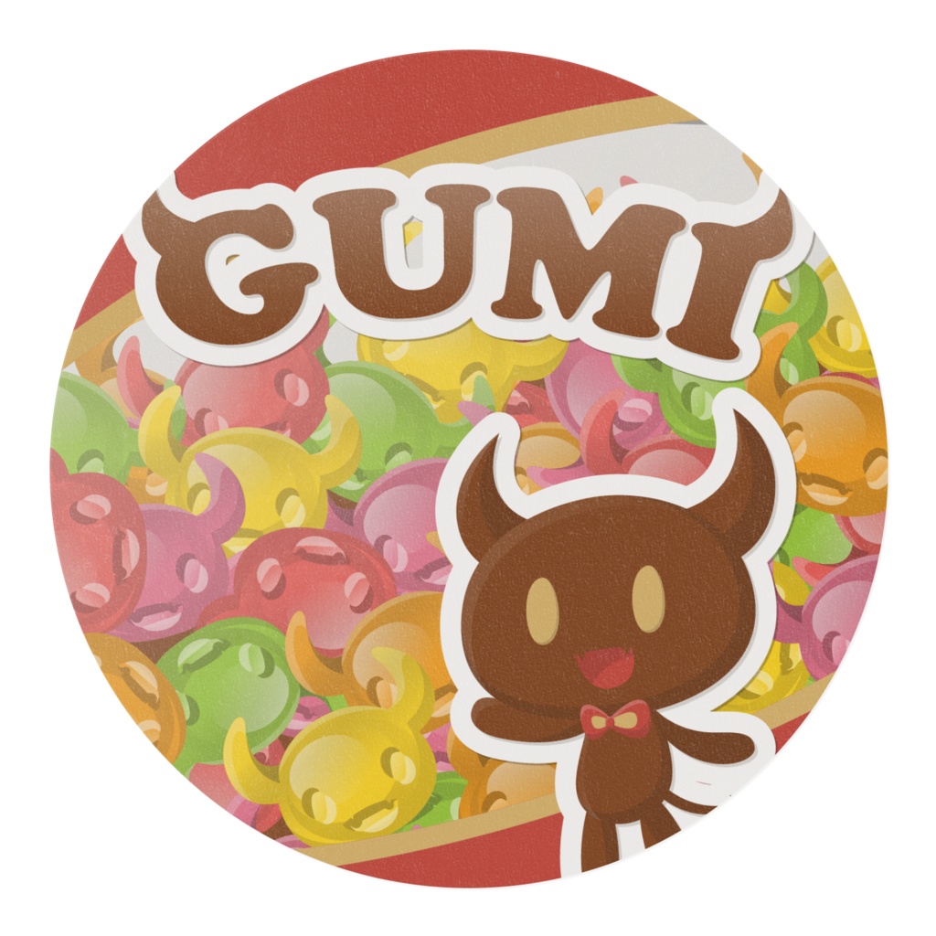 悪魔のグミ柄マスキングテープ