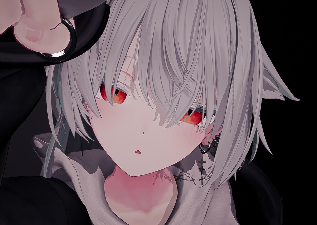 しなのちゃんの瞳孔を黒くするテクスチャ