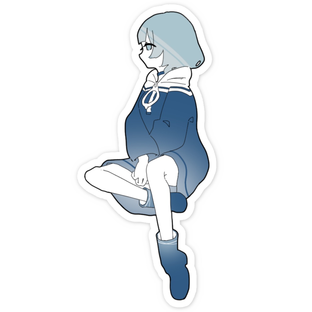 スマホステッカー_あめこ☂