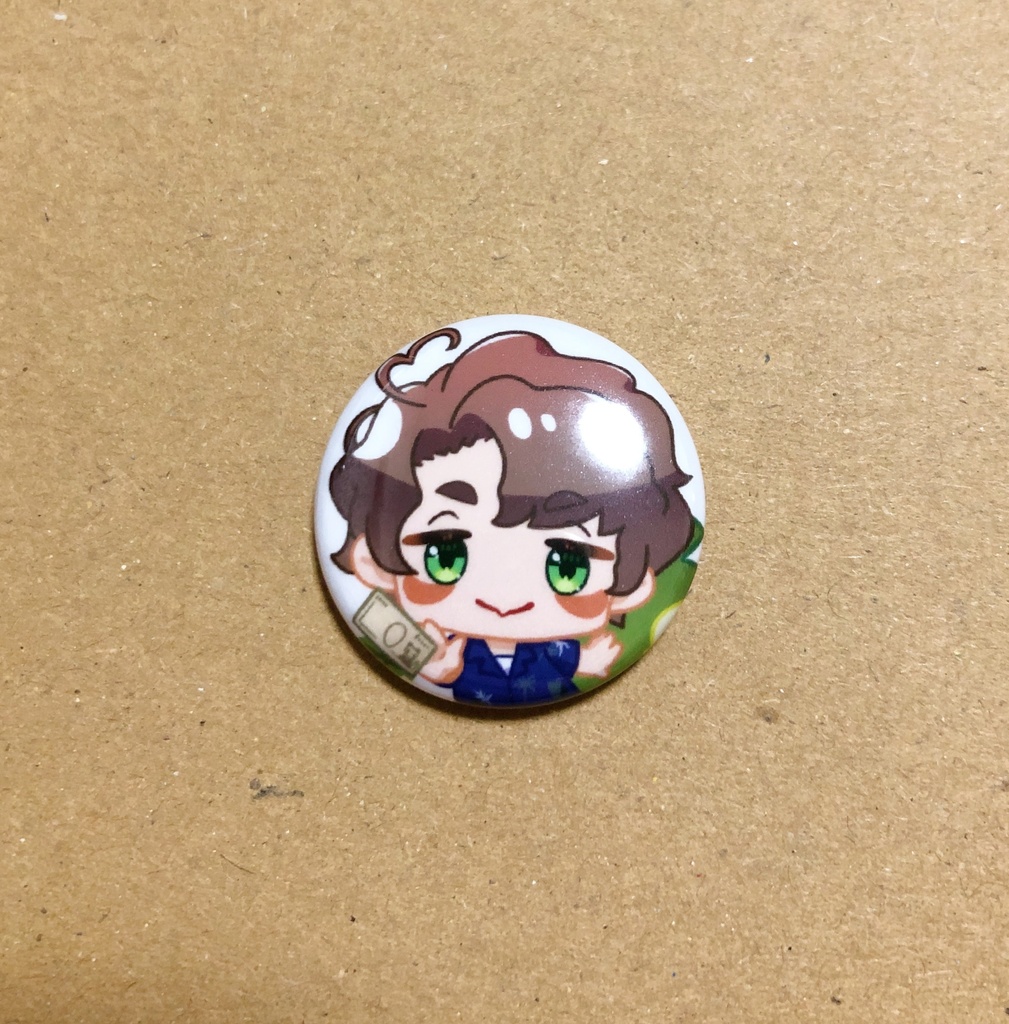 ミニたぬおじプチ缶バッジ