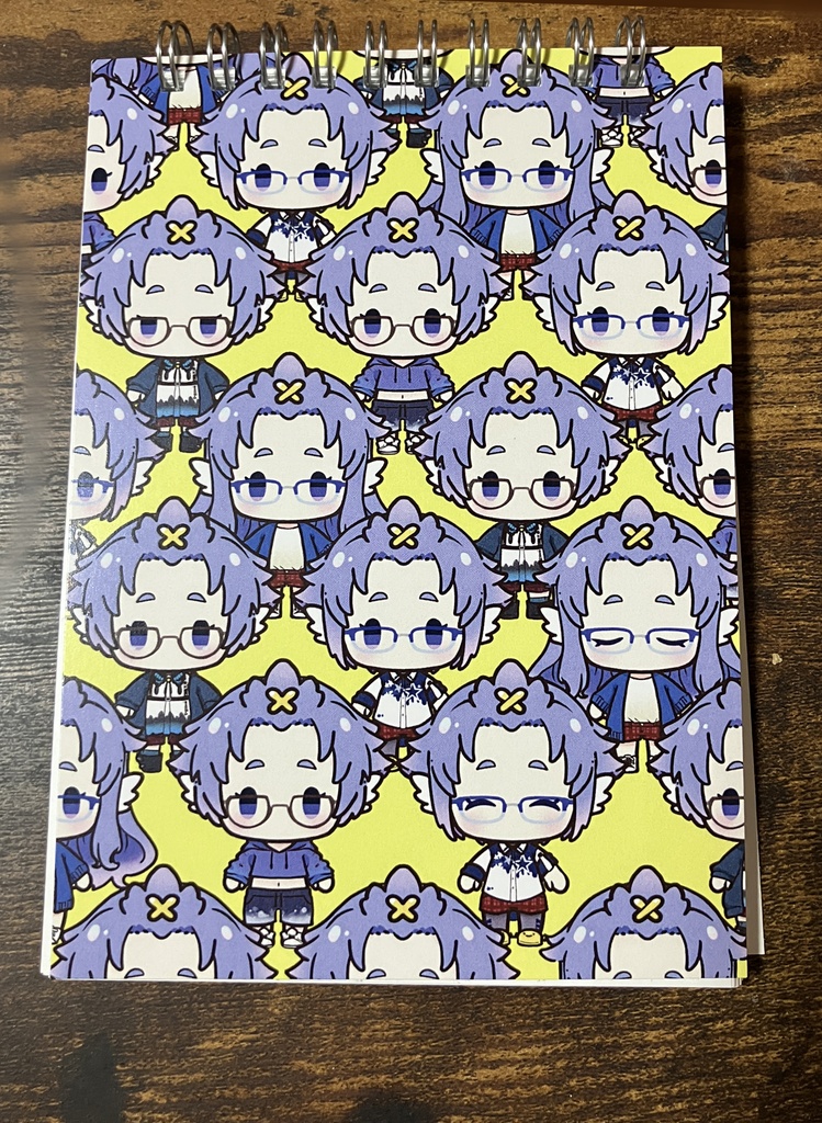 A6サイズメモ帳 龍ノ助ちゃんズ イエロー