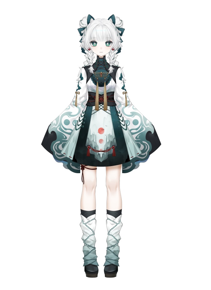 【限定1点】東洋風の女の子 パーツ分け済&その他 PSD
