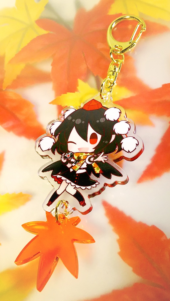 チャーム付き 射命丸文アクリルキーホルダー