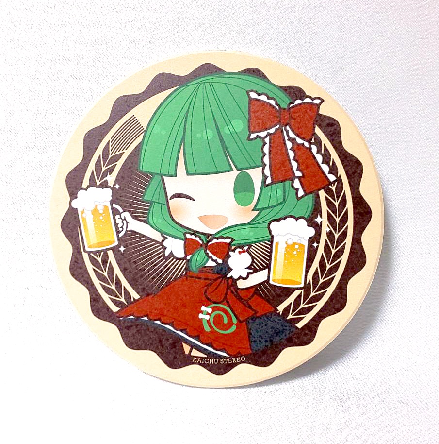 【再販・受付終了】ひなちゃんビールジョッキ&吸水コースターセット