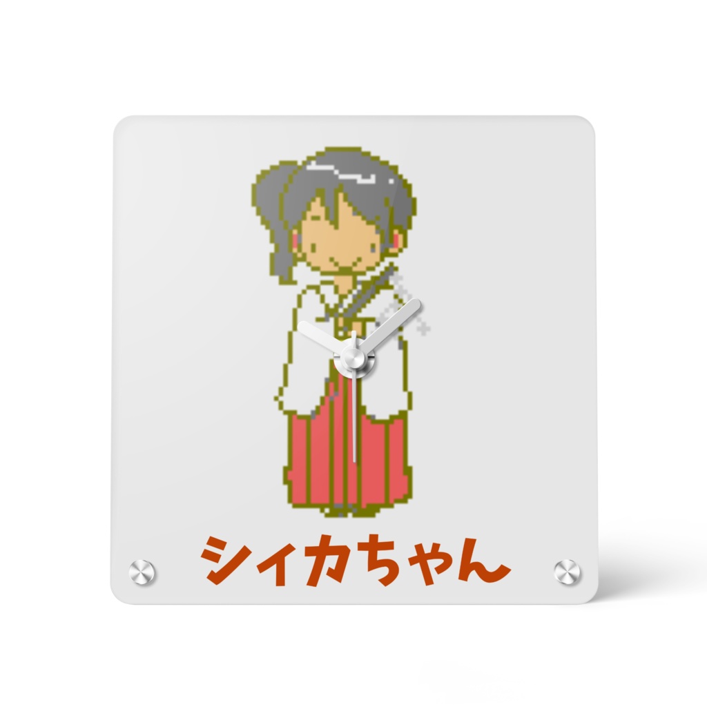 シィカちゃん巫女バージョン 卓上時計