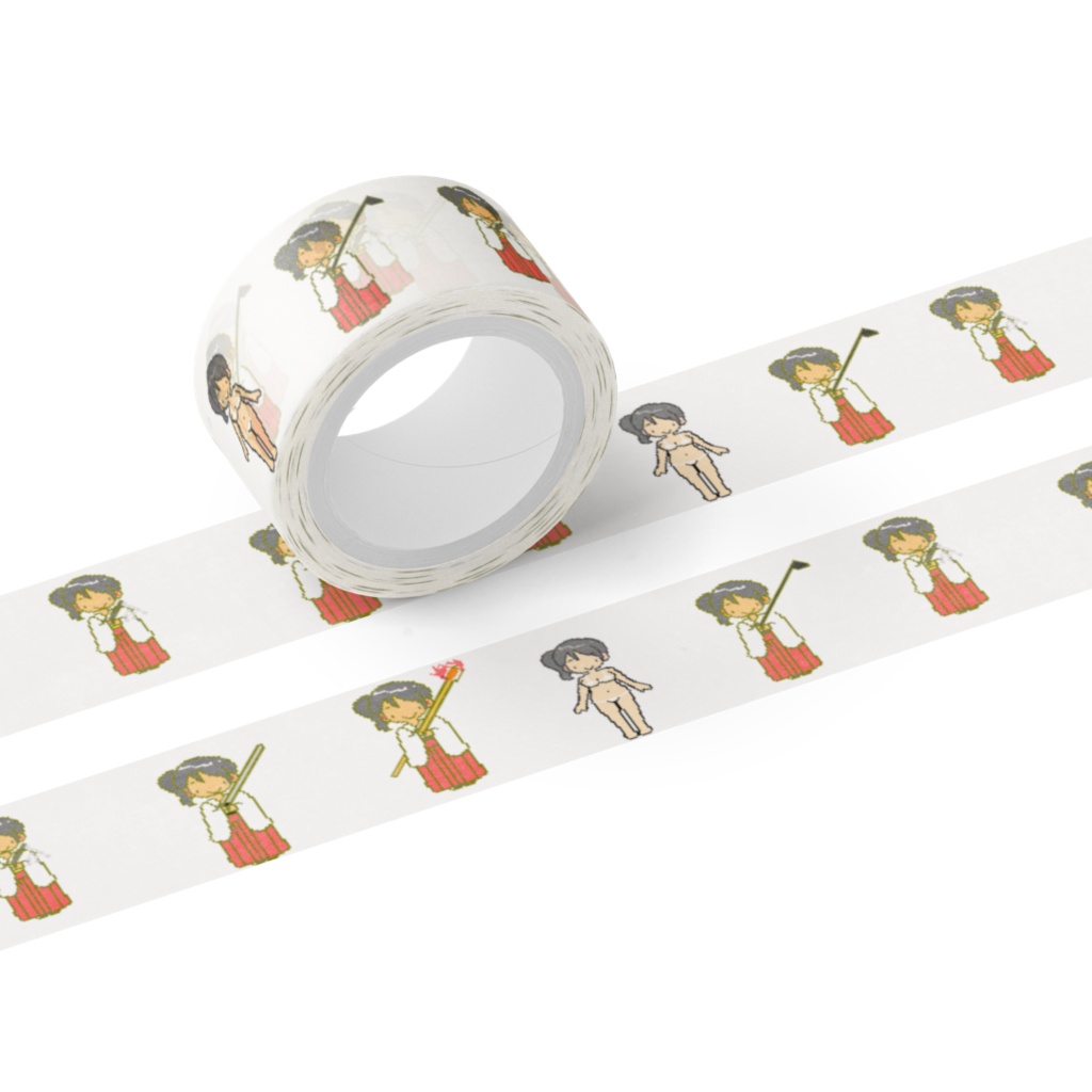 シィカちゃんマスキングテープ