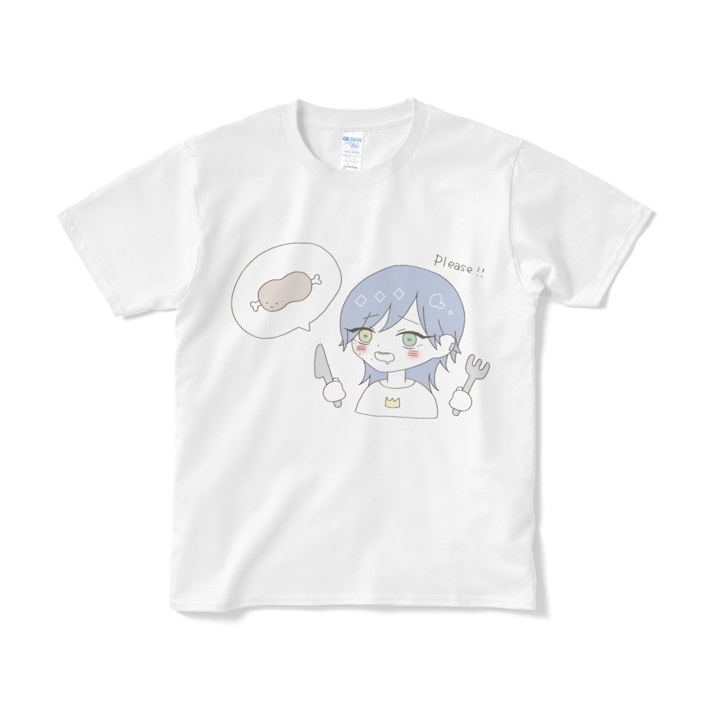 しやちとおにくTシャツ