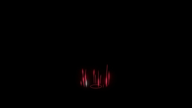 【無料】3Dオーラエフェクト お試し1本(紅・発動)【透過WebM/MP4】